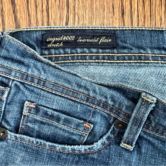 CITIZENS OF HUMANITY COH 90s STYLE INGRID LOW WAIST FLARE JEANS, size 30 - Picture 4 of 9